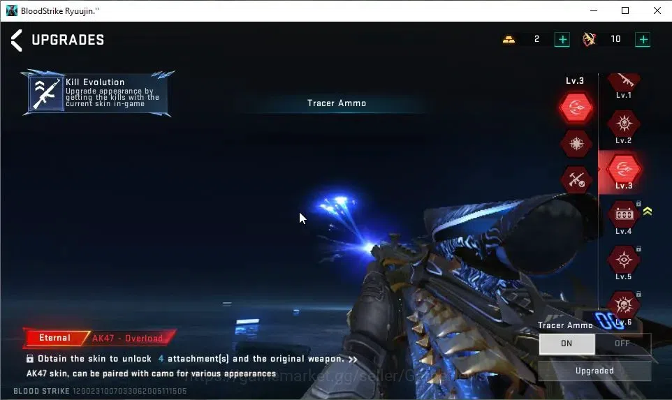 Blood Strike Accounts ASIA|ETERNAL AK47-Overload Lv3|8 ULTRA[ZERO,BLAST, image 8