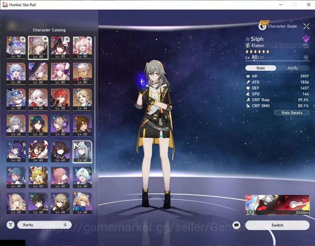 Honkai Star Rail Accounts Asia|TL 66|9 Limited|[SW 999E3]+Sign,RobinE1,Spark image 4