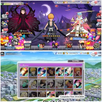 Bleach: Brave Souls Accounts Mid-Tier #BBS220: FRESH STORY, 15K ORBS!! [GLOBAL] BP ALL 1,3M | NEW REFINED ICHIGO 5/5, NEW