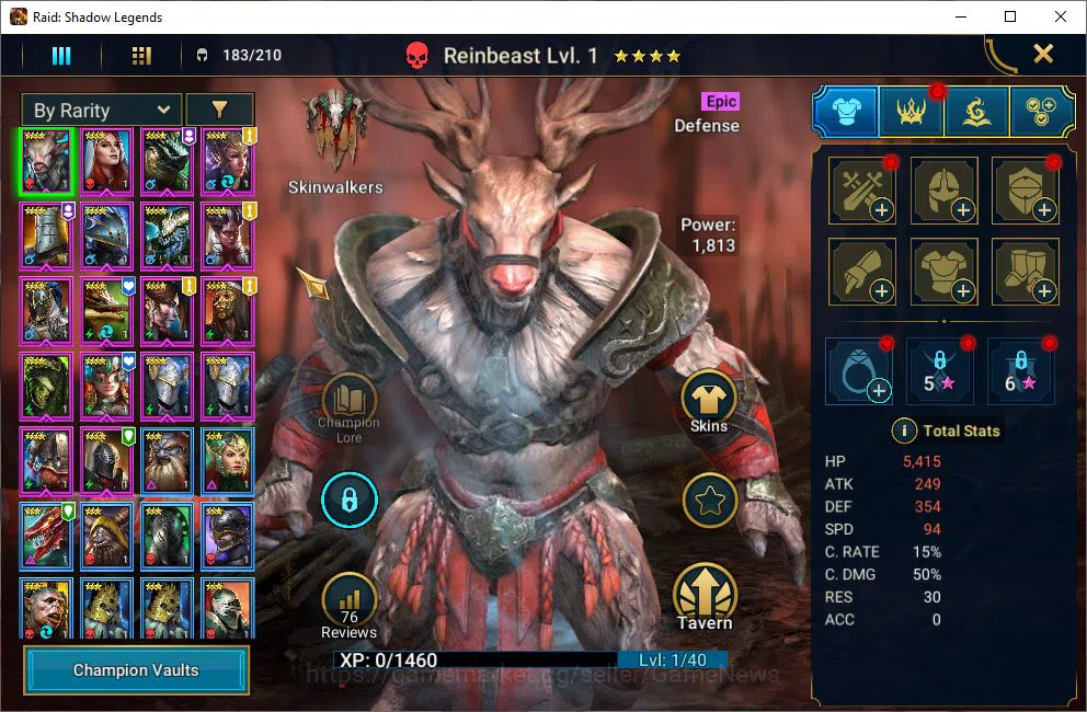 Raid: Shadow Legends Accounts Lv6 823K Power|3,6K Gems|1 Mythical(Galathir)|24 L image 4
