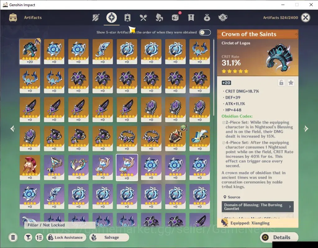 Genshin Impact Accounts ASIA|AR 57|9 Limited+5(*5Wep)|Zibai,Xilonen,Nefer, image 5