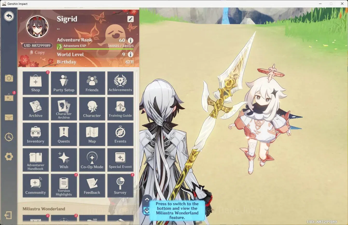 Genshin Impact Accounts ASIA|AR 60|15 Limit+2 Sign|Arlecchino,Xilonen,Furi image 1