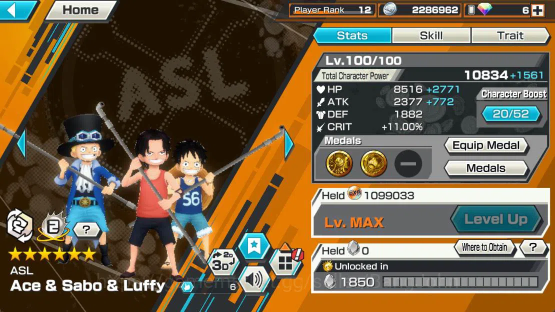 One Piece Bounty Rush Accounts Others GLOBAL|EX 2| four emperor D teach, BP kuzan, ASL, egghead chopper, Wano Kozuki 5
