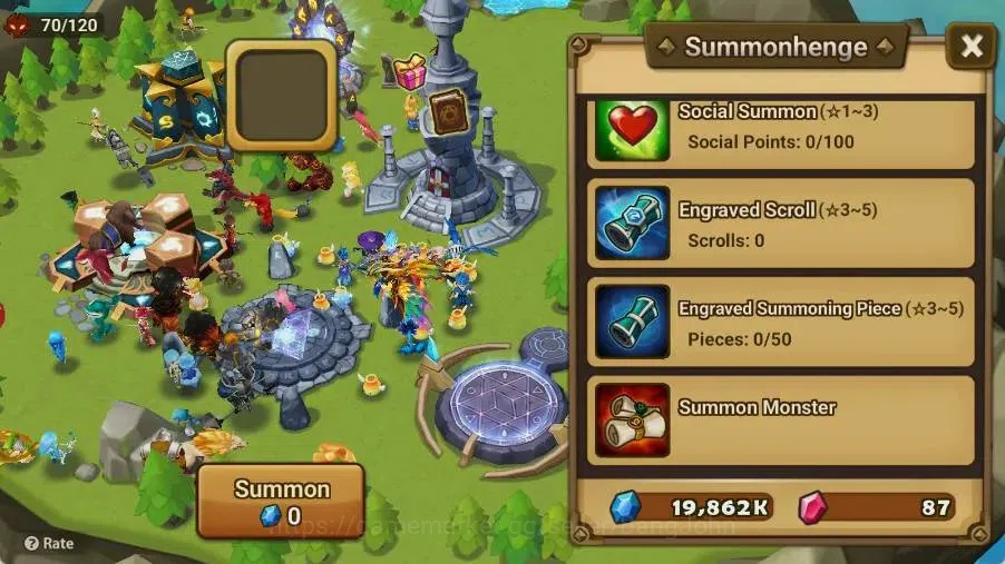 Summoners War: Sky Arena Accounts Starter GLOBAL | NB 5 TESHAR,Starter Gacha 115 12Y+160 11Y Scrool, 3 Legendary All 6