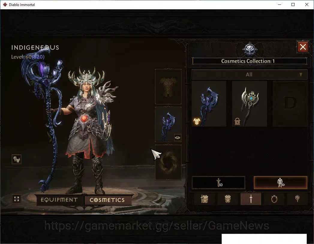 Diablo Immortal Accounts Starter SEA - Verathiel|Lv60 (620)|Druid|35K CR|Reso 480| Paragon Maledictor| Inferno II|Hell Lv 10