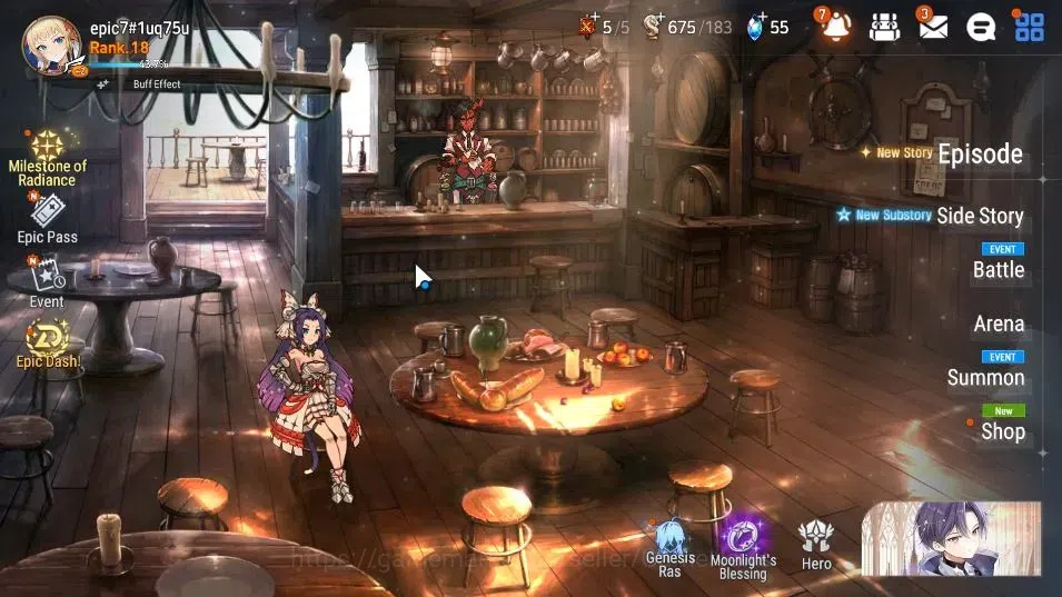 Epic Seven Accounts GLOBAL Unverif|New Era|2 ML(Rhiana&Luciel,Straze)+ image 1