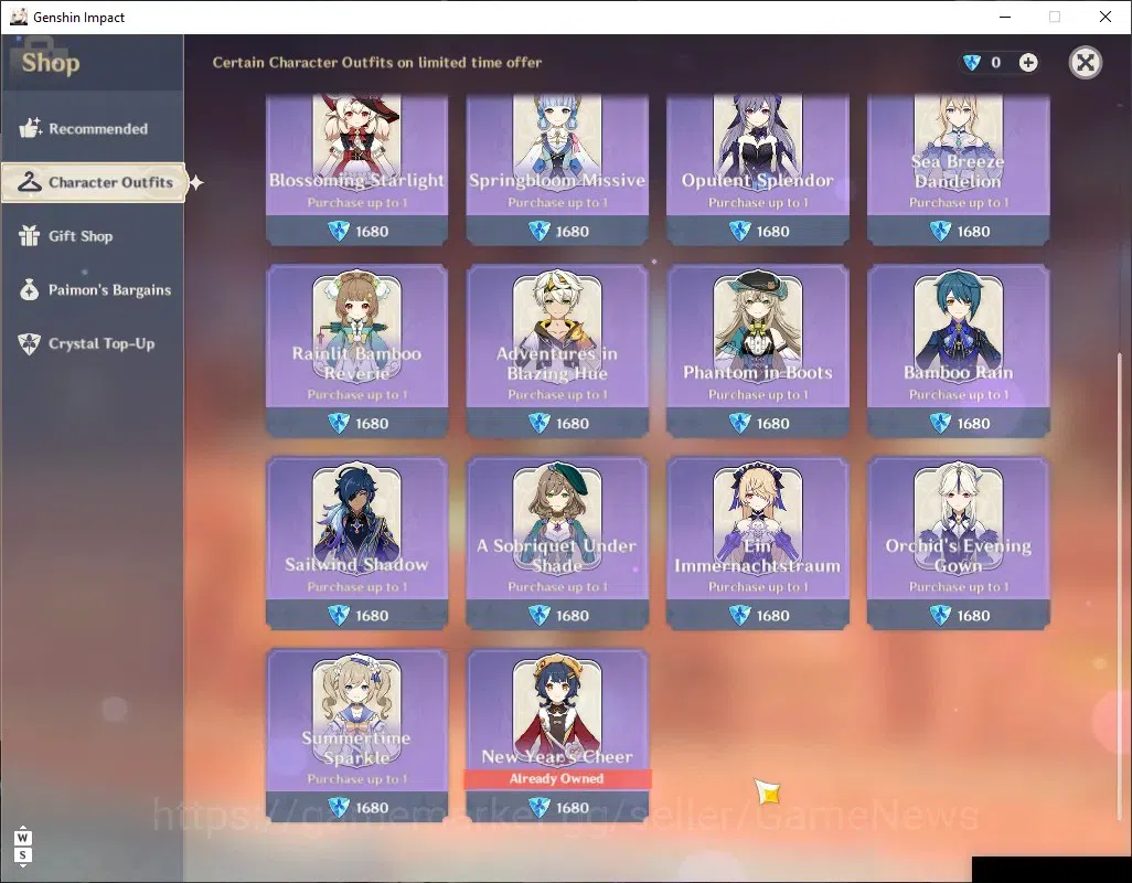Genshin Impact Accounts Others ASIA|AR 56|6 Limited+1(5*Weapon)|Xilonen 15