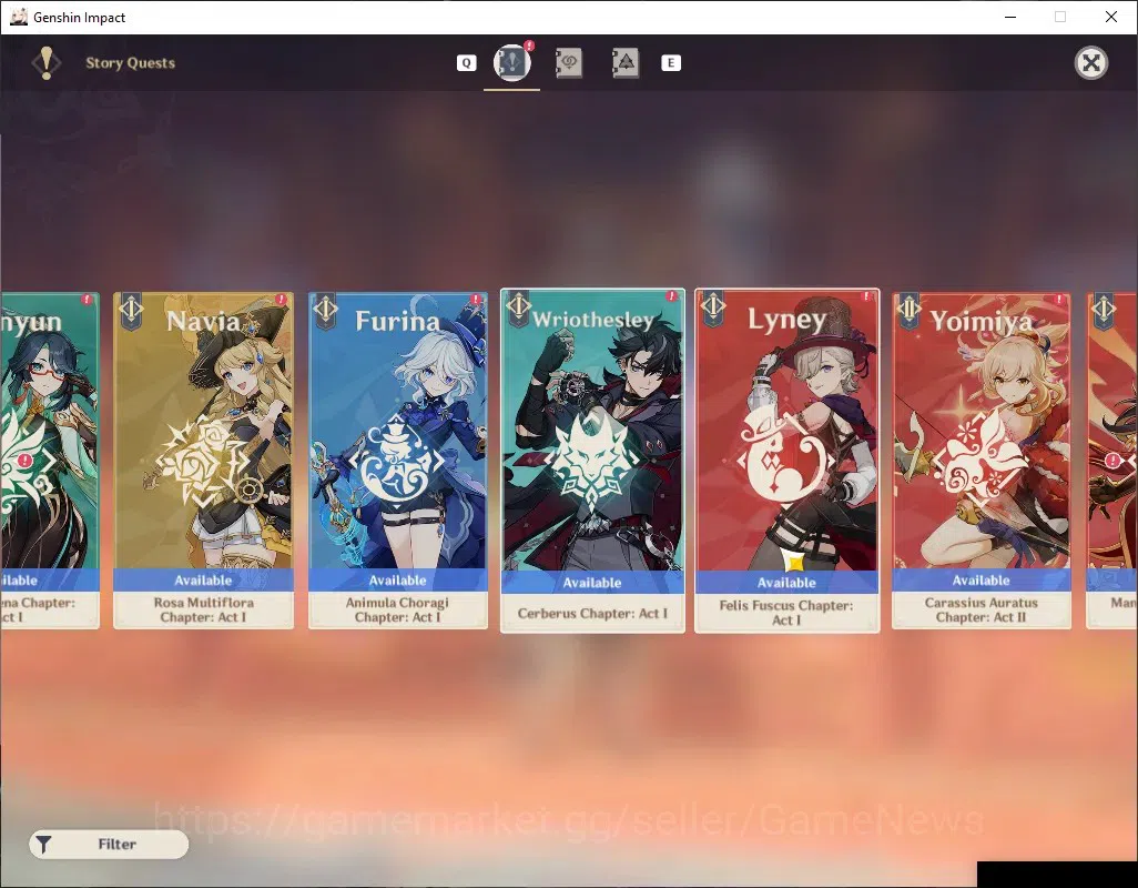 Genshin Impact Accounts Others ASIA|AR 56|6 Limited+1(5*Weapon)|Xilonen 19