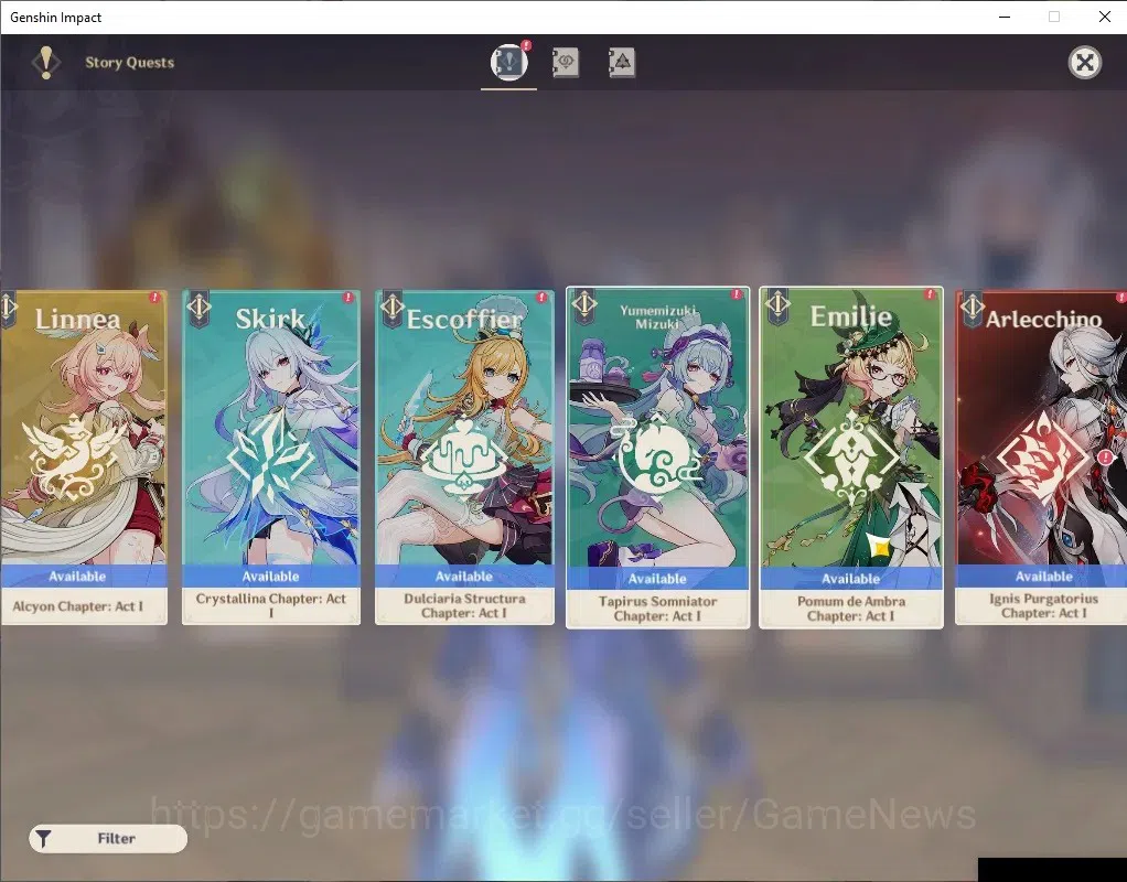 Genshin Impact Accounts ASIA|AR 56|7 Limited+6(*5Weapon)|[Flins,Neuvilette image 17