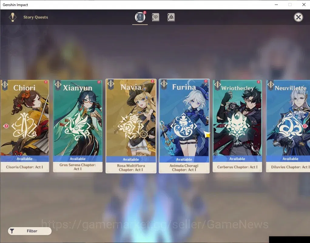 Genshin Impact Accounts ASIA|AR 56|7 Limited+6(*5Weapon)|[Flins,Neuvilette image 18