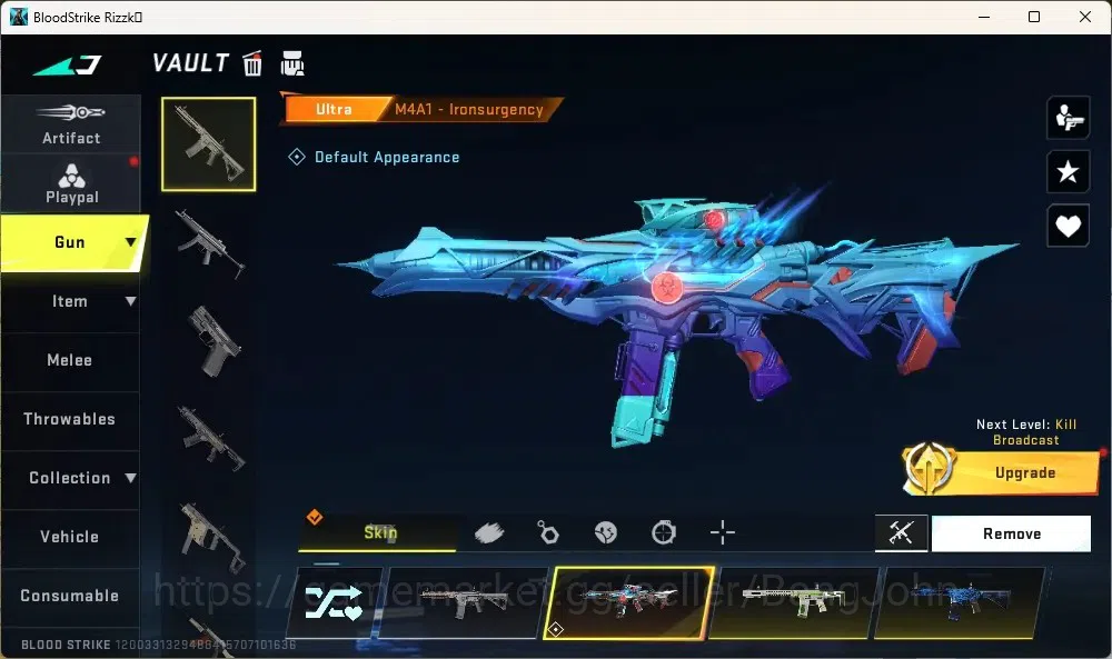 Blood Strike Accounts Collab Skin ASIA |1 Evo Fal|1 Eternal Zero Odashadow|Eternal Uzi|1 AOT,1 7DS,1 EVA|8 Ultra Guns|10 3