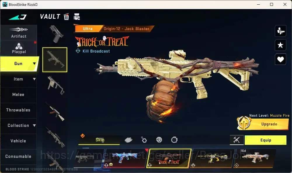 Blood Strike Accounts Collab Skin ASIA |1 Evo Fal|1 Eternal Zero Odashadow|Eternal Uzi|1 AOT,1 7DS,1 EVA|8 Ultra Guns|10 4