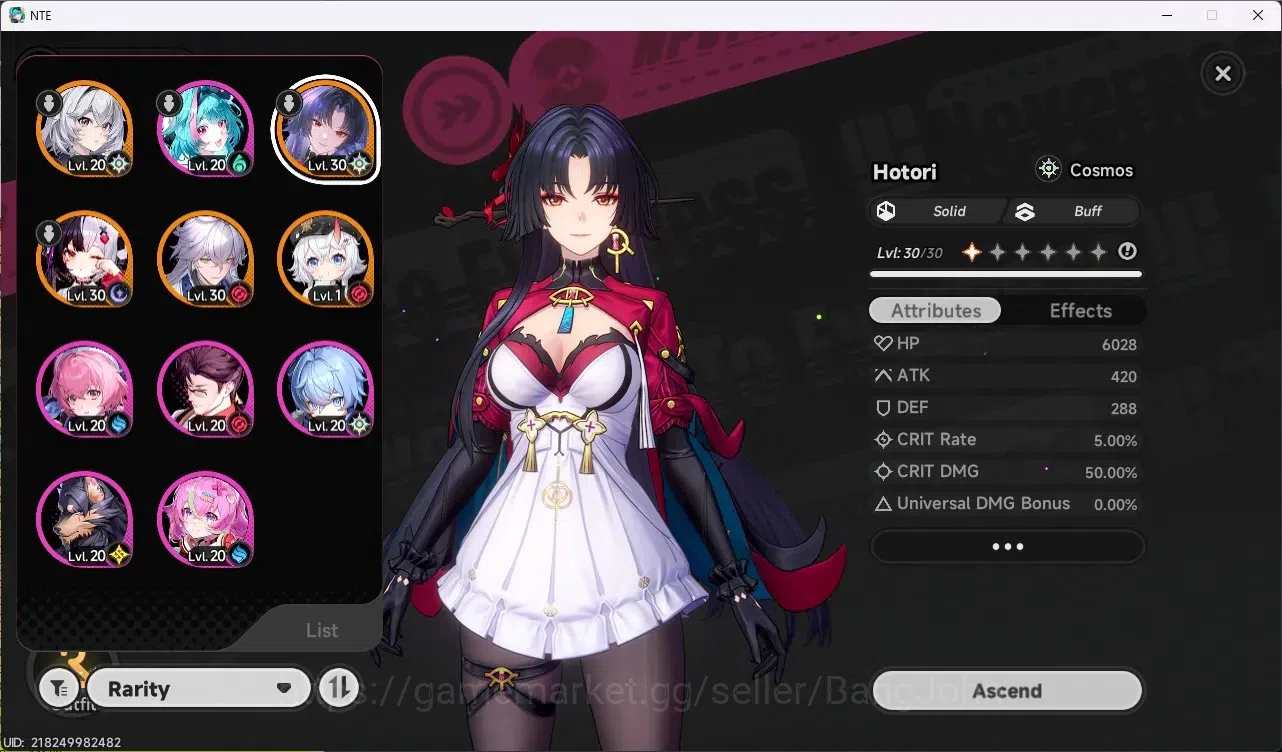 Neverness to Everness Accounts SEA|Hunter Lv 16|4 S-Class (Hotori+Priceless Outfi image 2