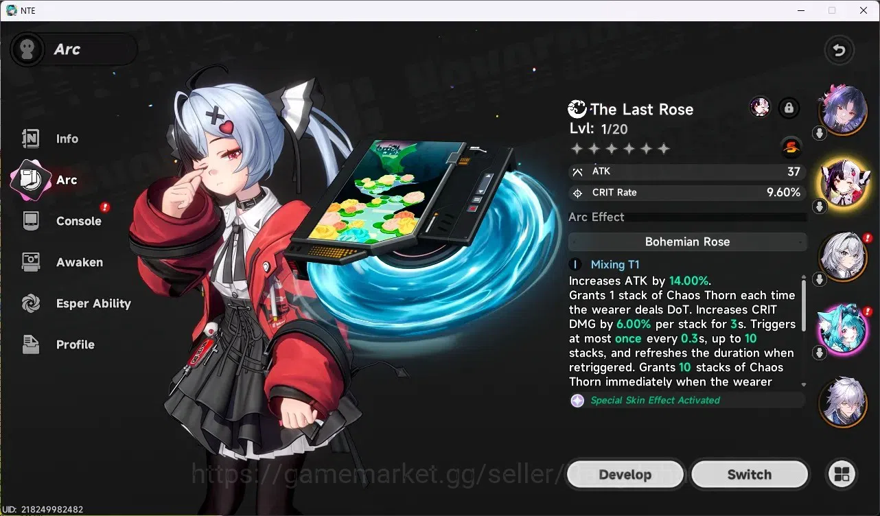 Neverness to Everness Accounts SEA|Hunter Lv 16|4 S-Class (Hotori+Priceless Outfi image 3