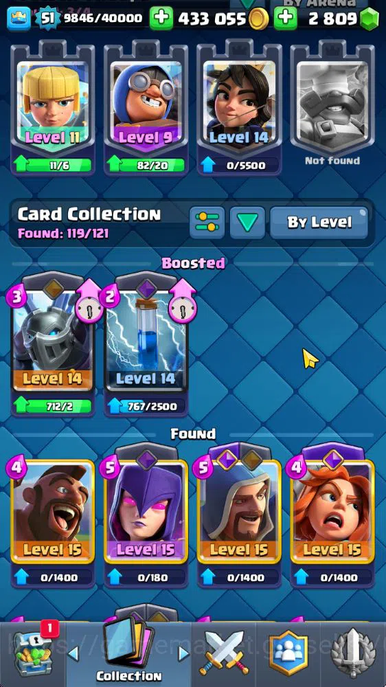 Clash Royale Accounts Lvl 51|Trophy 10000|KTL 14|Limited Skin|Card 119|1 image 12