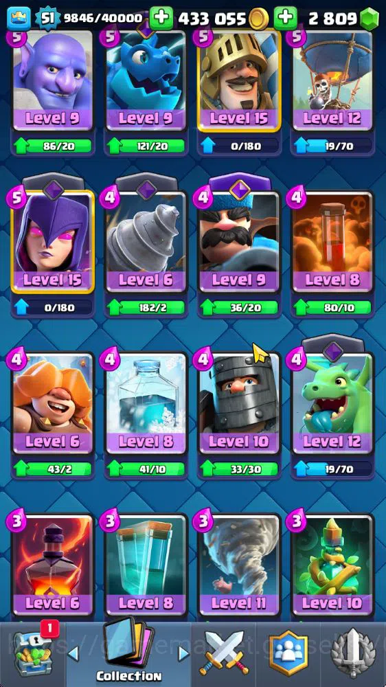 Clash Royale Accounts Lvl 51|Trophy 10000|KTL 14|Limited Skin|Card 119|1 image 16