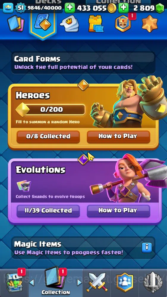 Clash Royale Accounts Lvl 51|Trophy 10000|KTL 14|Limited Skin|Card 119|1 image 5