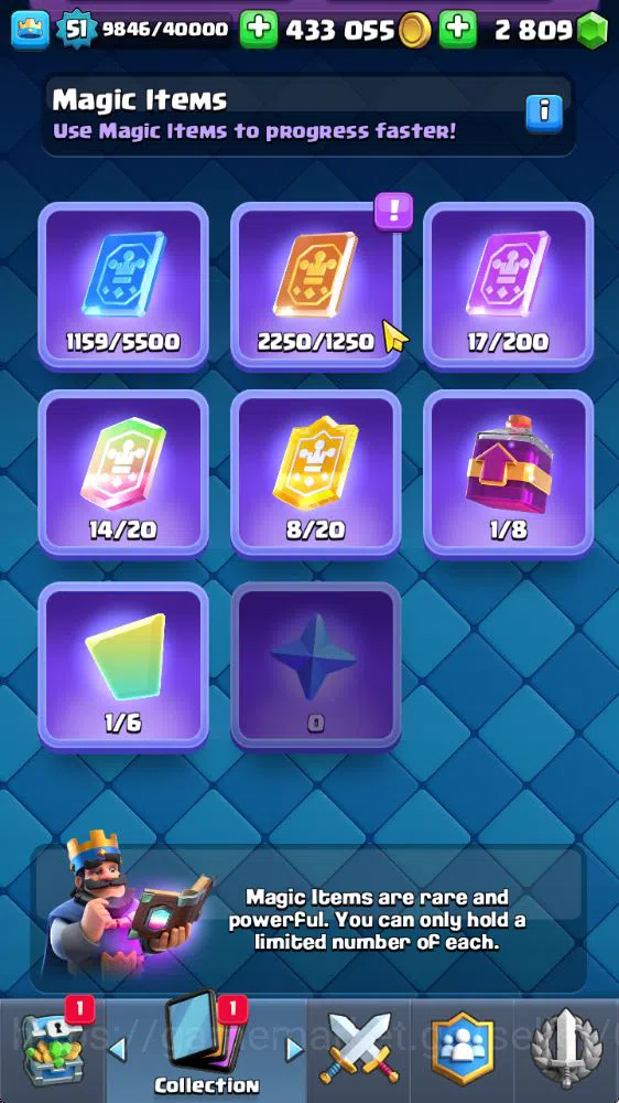 Clash Royale Accounts Lvl 51|Trophy 10000|KTL 14|Limited Skin|Card 119|1 image 6