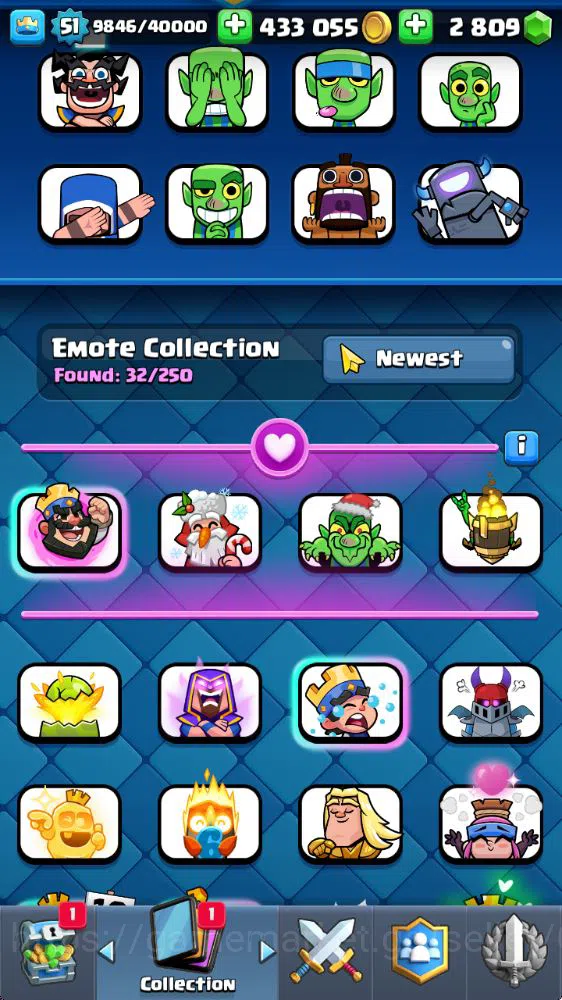 Clash Royale Accounts Lvl 51|Trophy 10000|KTL 14|Limited Skin|Card 119|1 image 7