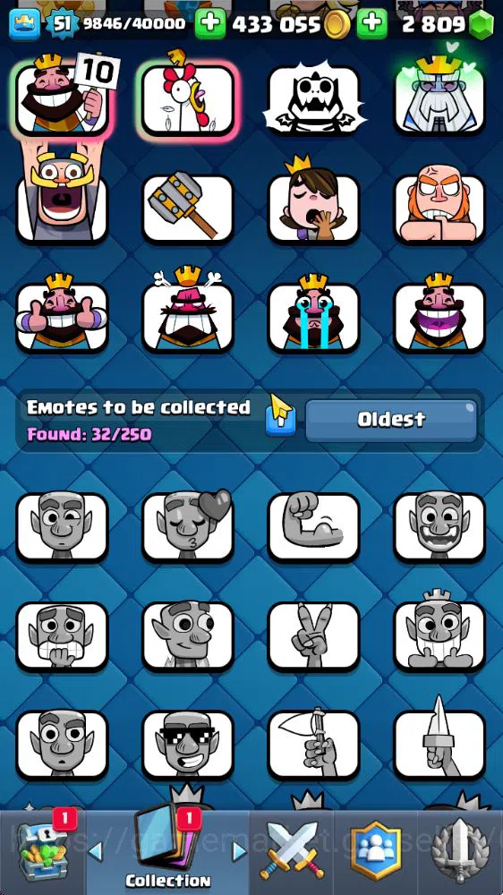 Clash Royale Accounts Lvl 51|Trophy 10000|KTL 14|Limited Skin|Card 119|1 image 8