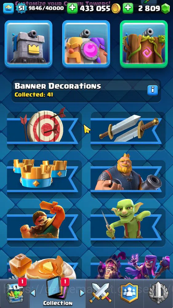 Clash Royale Accounts Lvl 51|Trophy 10000|KTL 14|Limited Skin|Card 119|1 image 9