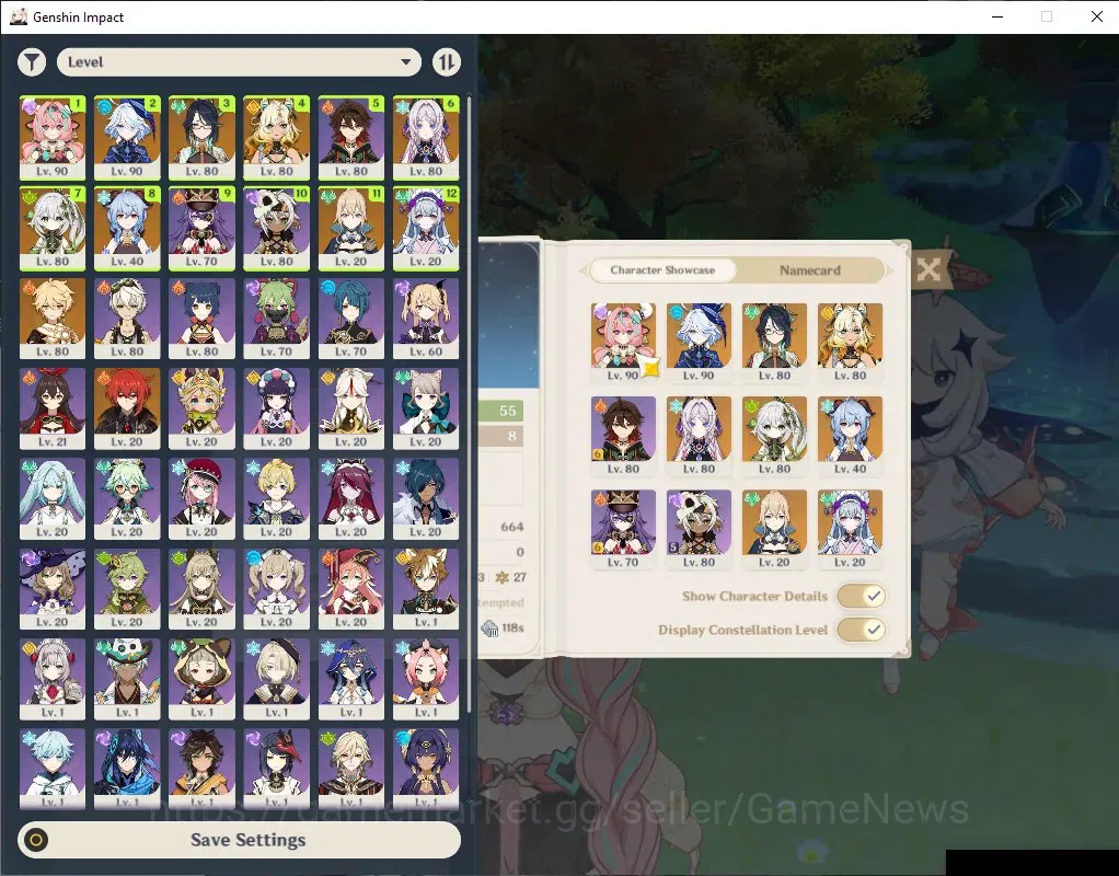 Genshin Impact Accounts Others Asia|AR 55|PremTeam Varesa+Sign|8 1