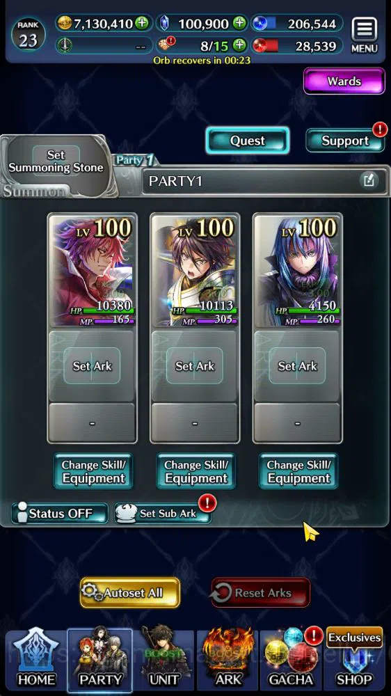 Last Cloudia Accounts Mid‑Game GLOBAL|100k Crystal|Collab 2