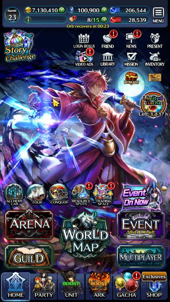 Last Cloudia Accounts Mid‑Game GLOBAL|100k Crystal|Collab 5