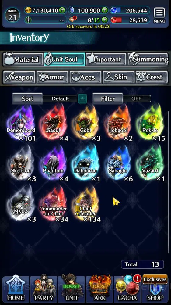 Last Cloudia Accounts Mid‑Game GLOBAL|100k Crystal|Collab 6