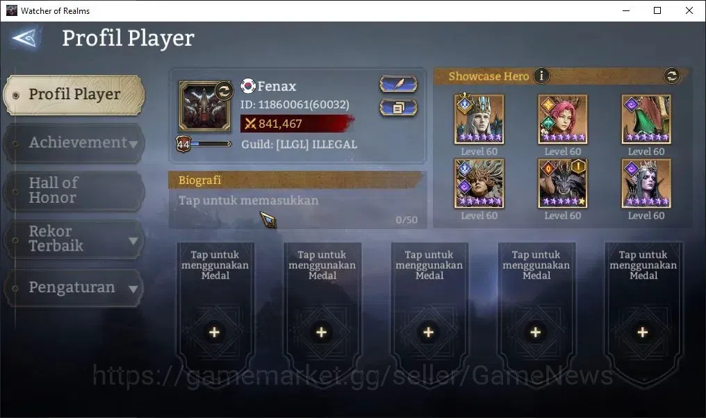 Watcher of Realms Accounts Global 60x|Lv 44| 841K Power | 1 Lord [Rivenhald]+ image 2