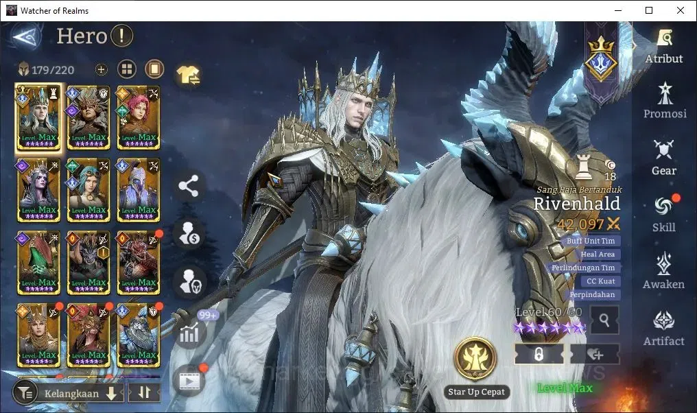 Watcher of Realms Accounts Global 60x|Lv 44| 841K Power | 1 Lord [Rivenhald]+ image 5