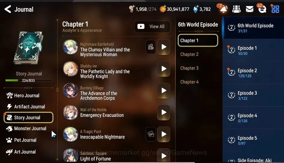 Epic Seven Accounts GLOBAL Unverif|NewEra|9 ML(Salome,BArunka,RoLight, image 9