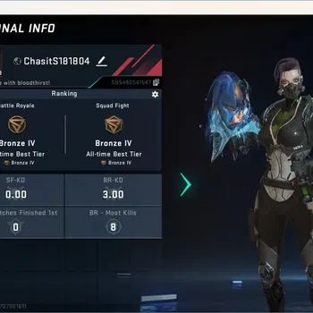 Blood Strike Accounts Others ASIA | 1 Eternal Gun: Galil-Blight's Embrace Lv2| 1 Ultra Melee: Katar-Selachian|1 Name