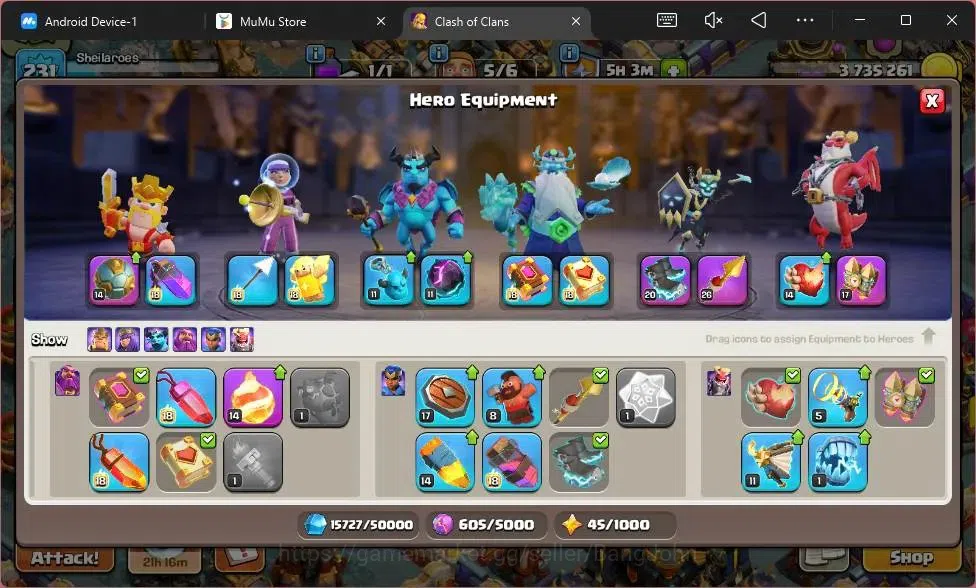 Clash of Clans Accounts Global | TH 17 | BH 10|LVL 231|HH 11|BK 90, AQ 89, image 12