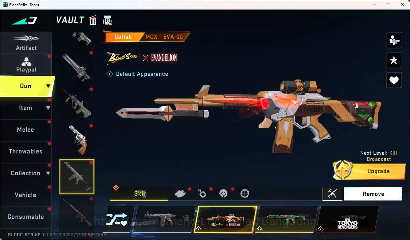 Blood Strike Accounts Collab Skin ASIA | Eternal Desert Eagle - Scorpius | 4 Collab Gun | BLEACH ZERO Striker | 4 Ultra Guns 13