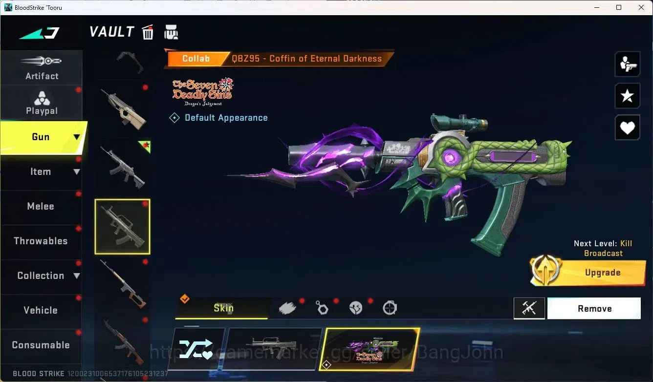 Blood Strike Accounts Collab Skin ASIA | Eternal Desert Eagle - Scorpius | 4 Collab Gun | BLEACH ZERO Striker | 4 Ultra Guns 16