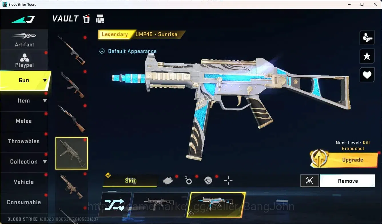 Blood Strike Accounts Collab Skin ASIA | Eternal Desert Eagle - Scorpius | 4 Collab Gun | BLEACH ZERO Striker | 4 Ultra Guns 17
