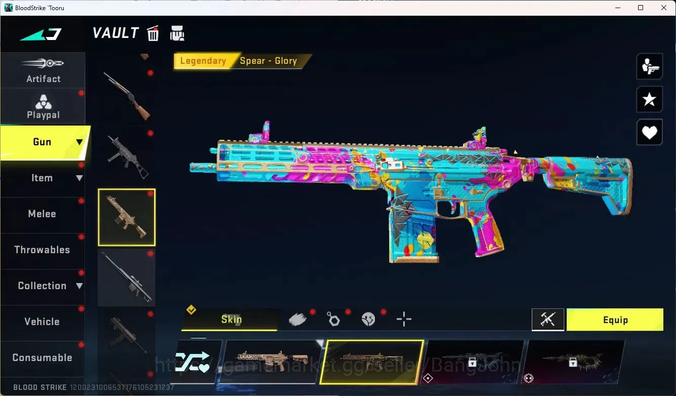 Blood Strike Accounts Collab Skin ASIA | Eternal Desert Eagle - Scorpius | 4 Collab Gun | BLEACH ZERO Striker | 4 Ultra Guns 18