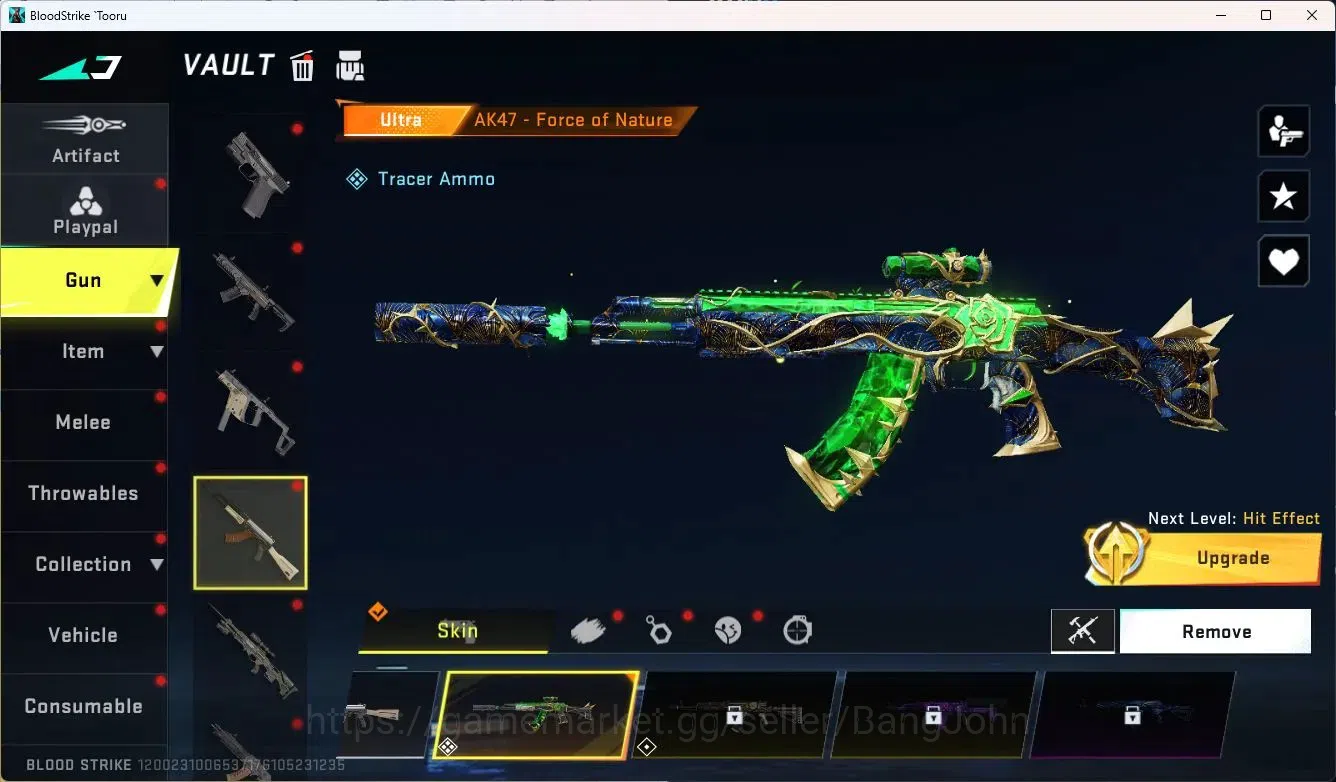Blood Strike Accounts Collab Skin ASIA | Eternal Desert Eagle - Scorpius | 4 Collab Gun | BLEACH ZERO Striker | 4 Ultra Guns 5