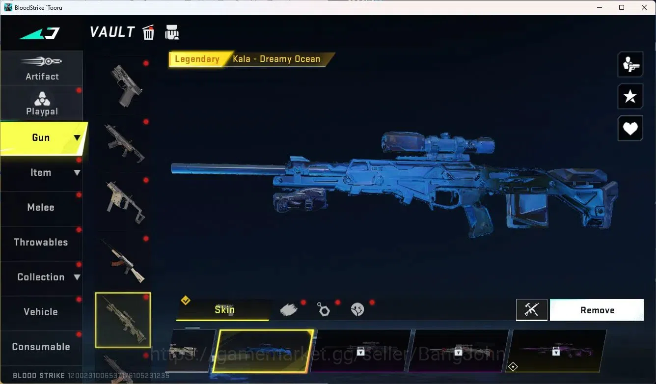 Blood Strike Accounts Collab Skin ASIA | Eternal Desert Eagle - Scorpius | 4 Collab Gun | BLEACH ZERO Striker | 4 Ultra Guns 6