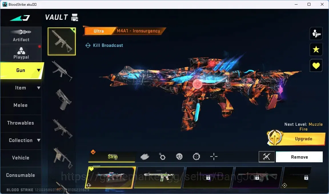Blood Strike Accounts ASIA | 1 EVO: FAL-Evolved Draco|3 ULTRA GUN:M4A1,S image 2