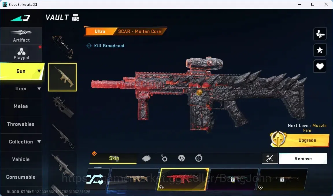 Blood Strike Accounts ASIA | 1 EVO: FAL-Evolved Draco|3 ULTRA GUN:M4A1,S image 3