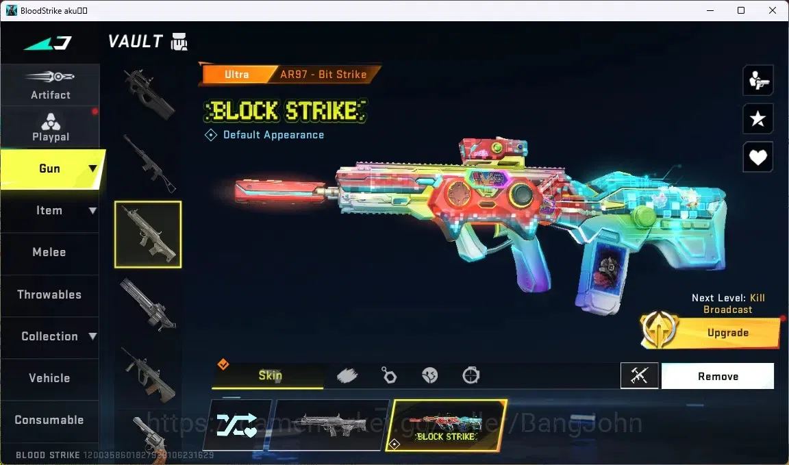 Blood Strike Accounts ASIA | 1 EVO: FAL-Evolved Draco|3 ULTRA GUN:M4A1,S image 4