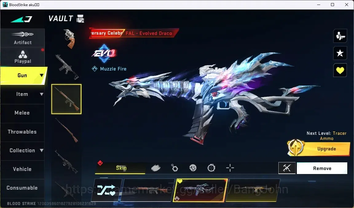 Blood Strike Accounts ASIA | 1 EVO: FAL-Evolved Draco|3 ULTRA GUN:M4A1,S image 5