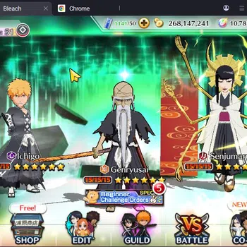 Bleach: Brave Souls Accounts Others Global|268M BP+10K Orb|Fresh Story|Ichigo 8th,Aizen 6th,Mayuri Technical,Senjumaru