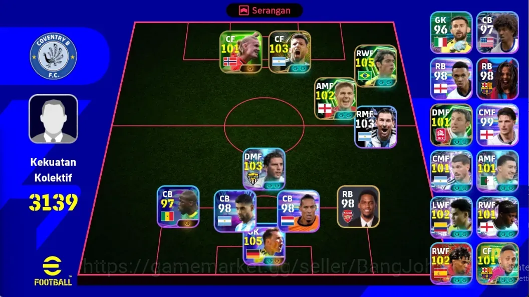 eFootball Accounts Legends & Iconic Players Android|PW 3139|ShwT M Never,ShwT M Locatelli,ShwT Diaz,ShwT Ibrahim,Epic 1