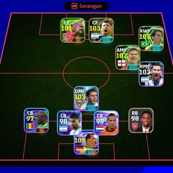 eFootball Accounts Legends & Iconic Players Android|PW 3139|ShwT M Never,ShwT M Locatelli,ShwT Diaz,ShwT Ibrahim,Epic