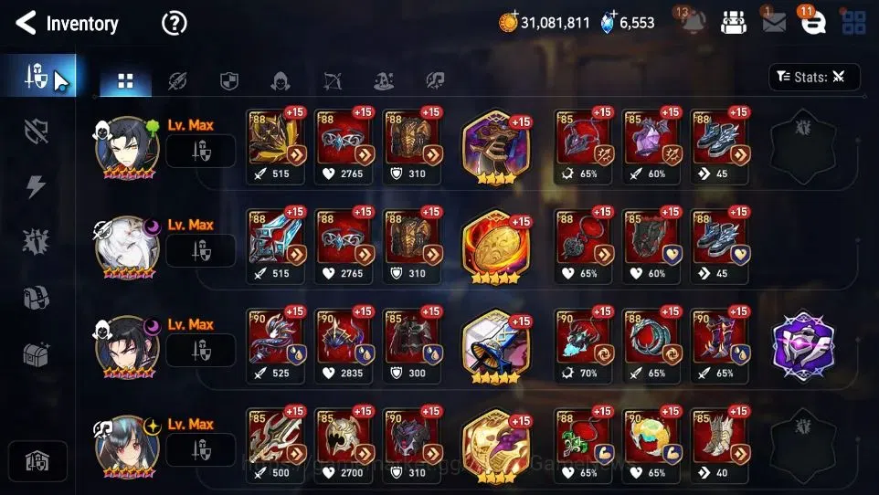 Epic Seven Accounts GLOBAL Unverif|New Era|10 ML(Salome,NM Luna,Ruele image 11