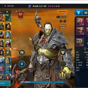 Raid: Shadow Legends Accounts Mid-Game Lv 28|824K Power|20