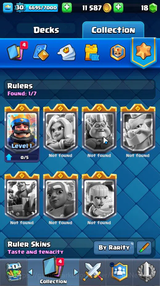 Clash Royale Accounts Lv 30|Trophy 7757|KTL 11|Limited Skin|Card 111| 1  image 18